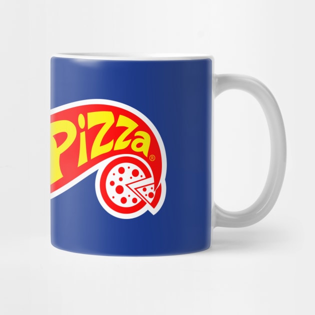 Hot Pizza Fast Food Foodie Logo Parody by BoggsNicolas